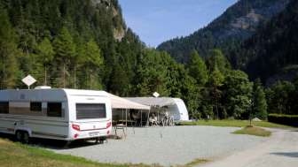 Der Camping Rania im Winter Der Camping Rania im Winter
