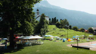 Das Restaurant im Freibad Andeer