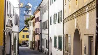 Die Reformierte Kirche im Altdorf von Thusis Die Reformierte Kirche im Altdorf von Thusis