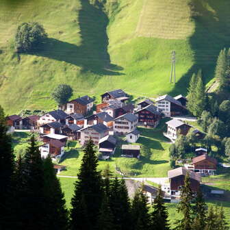 Medels im Rheinwald im Sommer