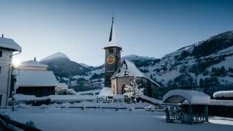 Die Kirche St. Martin in Zillis-Reischen