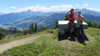 Aussichtspunkt Bergstation Sesselbahn Feldis-Mutta