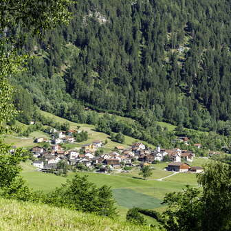 Pignia Dorf im Sommer