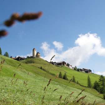 Das Dorf Lohn am Schamserberg.