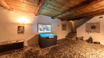 Das interaktive Relief in Splügen