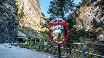 Der Grand Tour of Switzerland Foto-Spot in der Viamala-Schlucht