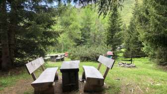 Feuerstelle Bruchalp Tschappina Feuerstelle Bruchalp Tschappina
