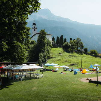 Das Restaurant im Freibad Andeer