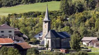 Die Kirche St. Martin in Zillis-Reischen