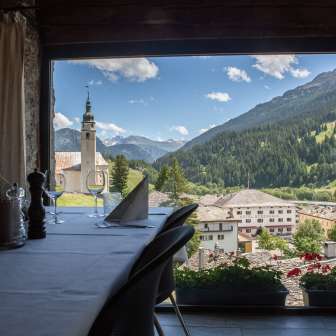 Die Aussicht vom Speisesaal