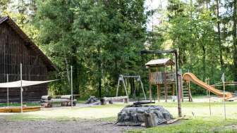 Feuerstelle und Spielplatz Allee Fürstenau