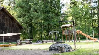 Feuerstelle und Spielplatz Allee Fürstenau