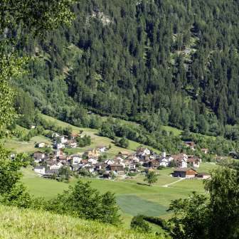 Pignia Dorf im Sommer
