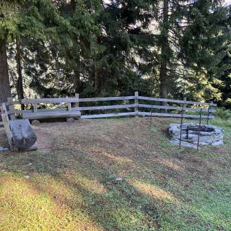 Feuerstelle Pavillon Panell Splügen