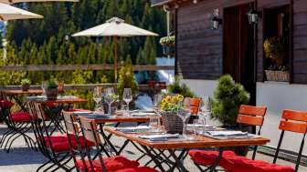 Das Restaurant Rheinwaldstube