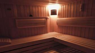 Die Sauna vom Hotel Weiss Kreuz Thusis