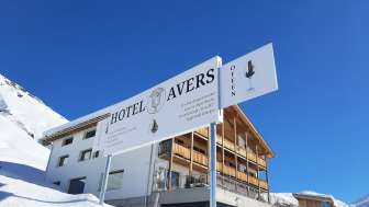 Das Hotel Avers im Sommer