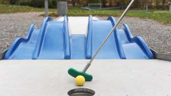Minigolf Anlage der Klinik Beverin