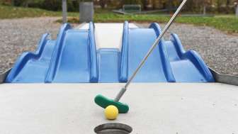 Minigolf Anlage der Klinik Beverin