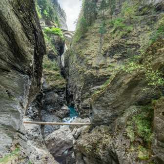 Die Viamala-Schlucht mit der Wildenerbrücke
