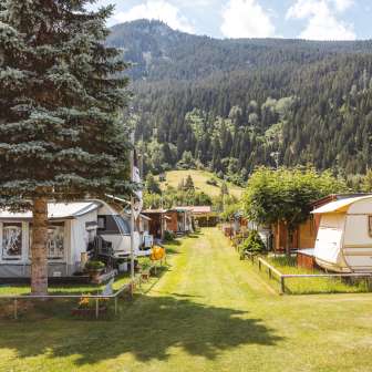 Camping Andeer im Sommer