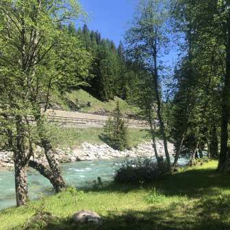 Lage der Feuerstelle Zipfa Splügen