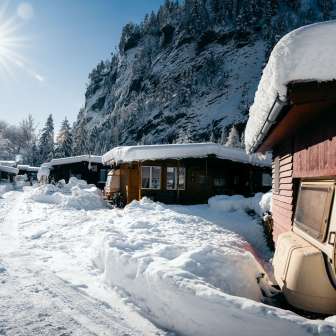 Camping Rania im Winter