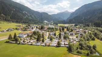 Der Camping Andeer im Winter Der Camping Andeer im Winter