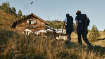 Skihütte Feldis Herbst Wandern