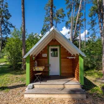 Chalet-Mietunterkunft vom TCS Camping Thusis Viamala