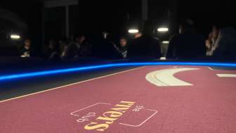 Pokertisch im Rivers Club Thusis