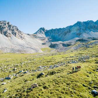 Moorlandschaft Anarosa mit Lai Pintg