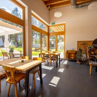 Das Restaurant Viamala vom TCS Camping in Thusis