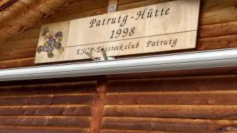 Die Patrutg-Hütte in Oberurmein