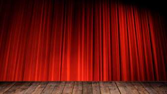 Theater Vorhang Bühne