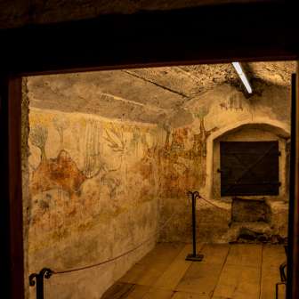 Die originalen Wandmalereien im Stoffelhaus sind gut erhalten