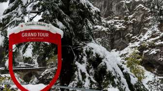 Der Grand Tour of Switzerland Foto-Spot in der Viamala-Schlucht