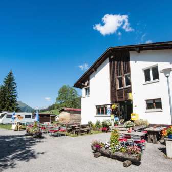 Camping Splügen mit Haupthaus