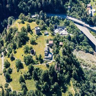 Die Burganlage Hohen Rätien