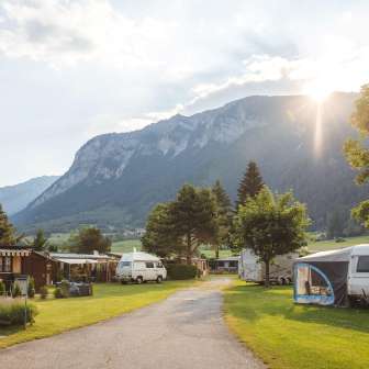 Camping Andeer im Sommer