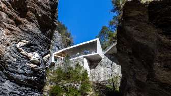 Das Besucherzentrum in der Viamala-Schlucht