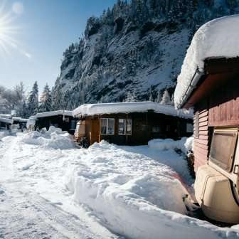 Camping Rania im Winter
