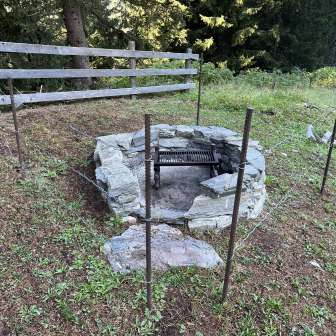 Feuerstelle Pavillon Panell Splügen