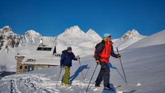 Die Cufercalhütte SAC im Sommer