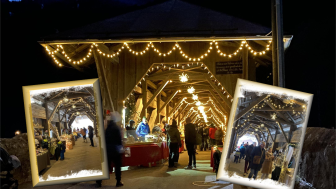 Weihnachtsmarkt auf der Holzbrücke 