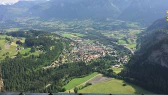 Aussicht von der Burgruine Obertagstein Aussicht von der Burgruine Obertagstein