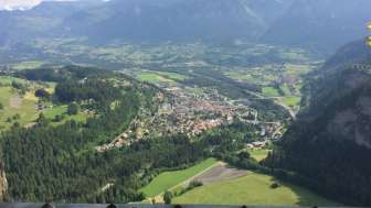 Aussicht von der Burgruine Obertagstein