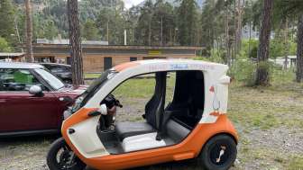 Das E-Tuk-Tuk von Subeez in Thusis