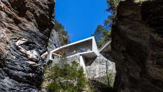 Das Besucherzentrum in der Viamala-Schlucht