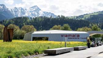 Das Restaurant in der Viamala Raststätte Thusis